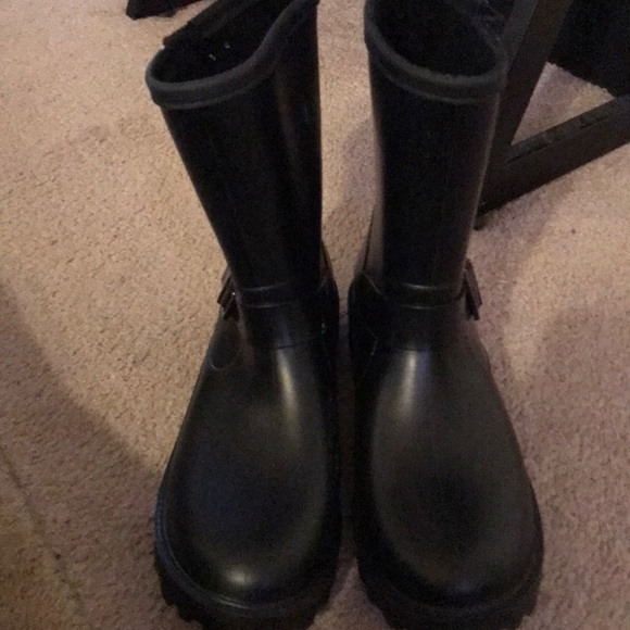 Michael Kors Shoes - Michael Kors Motorcycle Rain Boot